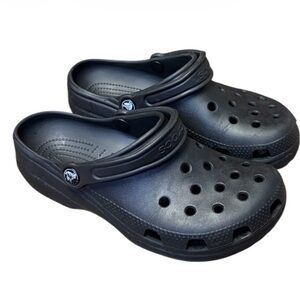 Crocs Classic Clog Unisex Men's 6; Women's 8 Slip On Water Shoes Sandals Black